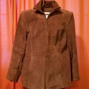 Coldwater Creek suede leather jacket